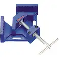 Westward Angle Clamp: 1 27/32 in Miter Capacity , 3 1/2 in Jaw Lg , Aluminum Alloy