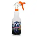 RTX-9 Turbo Pre-labeled Empty Trigger Spray Bottle For RTX-9, White, Plastic, 32 oz.