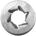 Zinc Plated Push Nut, Stud Size 10 mm, Outside Diameter: 24 mm