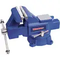 Standard Duty Combination Vise, 4-1/2" Jaw Width, 4" Max. Opening, 2-1/2" Throat Depth