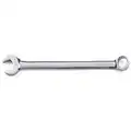 Westward Combination Wrench, Alloy Steel, Chrome, 7/16" Head Size, 6-1/2"Overall Length