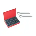 Imperial Low Carbon Steel Extended Prong Cotter Pin Assortment, Zinc Plated, 2225 Pieces