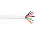 Thermostat Cable, Number of Conductors 8, 18 AWG, Plenum, 250 ft., White