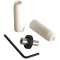 Siphon-Feed Ceramic Abrasive Blast Nozzle Kit for Blasting Gun, Includes 2 Nozzles, Airjet, Wrench