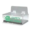 9" x 6" x 3" Acrylic Protective Eyewear Dispenser, Clear; Holds Up to (6) Pairs