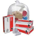 7 to 10 gal. Light Trash Bags, Clear, Coreless Roll of 1000