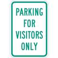 Lyle High Intensity Prismatic Aluminum Visitor, Guest and Patient Parking Sign; 18" H x 12" W