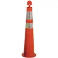 42" HDPE Channelizer Cone without Base; Orange