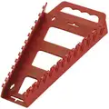 Hansen Red Fractional Wrench Rack, Polypropylene, 12-1/4" Length, 6-1/2" Width