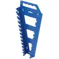 Blue Universal Wrench Rack, Polypropylene, 12-1/4" Length, 6-1/2" Width