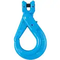 Locking Hook, Alloy Steel, 100 Grade, Clevis, 5/8" Trade Size, 22,600 lb. Working Load Limit