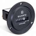 Trumeter Hour Meter, 10 to 80VDC Operating Voltage, Number of Digits: 6, Round Bezel Face Shape
