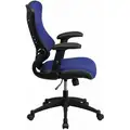 Flash Furniture Executive Chair, Executive Chair, Blue, Mesh, 17" to 21" Nominal Seat Height Range