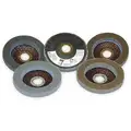 4-1/2" Deburring and Finishing Unitized Wheel, 7/8" W, 7/8" Mounting Size, Fine Silicon Carbide