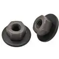 M6-1.00 Hex Nut with Free Spinning Washer; 19 mm dia., 11 mm Hex Size