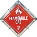 Fixed Frame Aluminum Flip Placard 9 Legend