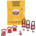 Zing Lockout Station: 17 Components Included, Electrical, Lockout Station, Keyed Different Padlocks
