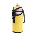 Dbi-Sala Bottle Holster with Clip Coil: 4 1/8 in Wd, Black/Yellow Strap, 1, 3M DBI-SALA, Neoprene