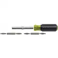 Klein Tools Multi-Bit Screwdriver 6-Pc., 11-in-1, General Purpose, 7-1/2" Overall Length