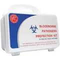 Bloodborne Pathogens Protection Kit, Blue/White, 1 EA