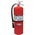 20 lb., ABC Class, Dry Chemical Fire Extinguisher; 21 ft. Range Max., 30 sec. Discharge Time