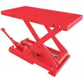 Stationary Manual Lift Scissor Lift Table, 1100 lb. Load Capacity, Lifting Height Max. 31-1/2"