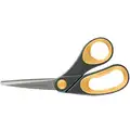 Westcott Scissors, Multipurpose, Bent, Ambidextrous, Nonstick Titanium, Length of Cut: 3-1/2"