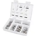 Fractional Stainless Steel Grease Fitting Kit, 40 Pieces