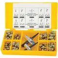 Fractional Steel Grease Fitting and Installation Tool Kit, 101 Pieces