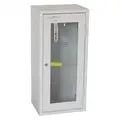 Fire Extinguisher Cabinet, 25-9/16" Height, 12" Width, 9-1/16" Depth, 20 lb. Capacity