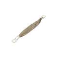 Grote Ground Strap Braided: Ground, 13 in Overall L, 1 1/2 in Overall W, Tin Plated, Silver, Adj