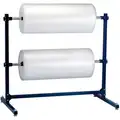 Bubble Dispenser Stand, Double Decked, Vertical, Portable, For Roll Width 42-1/2"