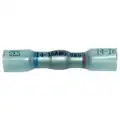 Crimp Soldered Seal Step Down Butt Connector Terminal, Blue, 14-16/18-20 Awg