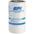 Fuel Filter: 10 micron, 3 3/4 in Lg, 3 3/4 in Outside Dia., Diesel/Gas, Manufacturer Number: 129300-01