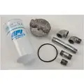 Fuel Filter Kit: 1 in NPT Aluminum Adapter/Filter/Nipple