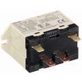 Omron 100/120VAC, 4-Pin Bottom Flange Enclosed Power Relay; Electrical Connection: 1/4" Tab Terminal
