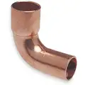 Wrot Copper Elbow, 90&deg;, Intermediate Radius, FTG x C Connection Type, 1/2" Tube Size