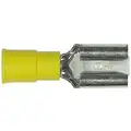 Imperial Vycrimp Vinyl Insulated Female Quick Disconnect Terminal, Yellow, 12-10 AWG