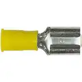 Imperial Nycrimp Female Quick Disconnect Terminal, Yellow, 12-10 AWG