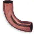 Wrot Copper Elbow, 90&deg;, Long Radius, C x C Connection Type, 1/4" Tube Size