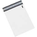 White Mailer Envelope, Polyethylene, Width 9", Length 12", 500 PK