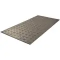 Checkers Industrial AM36S1 AlturnaMAT Ground Protection Mat; 6 ft. x 3 ft., Single-Sided Tread Pattern, Black