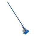 Quick Change Sponge Wet Mop Head and Handle, Blue, 48" Handle Length