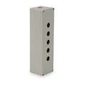 Schneider Electric Pushbutton Enclosure, Number of Columns 1, Number of Holes 5, 13, 4 NEMA Rating