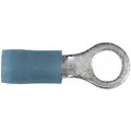 Imperial Nycrimp Ring Terminal, Blue, 16-14 AWG, #10 Stud Size