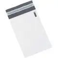 White Mailer Envelope, Polyethylene, Width 6", Length 9", 1000 PK