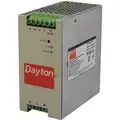 Dayton DC Power Supply, Style: Switching, Mounting: DIN Rail