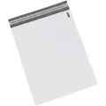 Color White, Mailer Envelope, Material Polyethylene, Width 12", PK 500