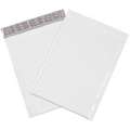White Mailer Envelope, Polyethylene, Width 8-1/2", Length 12", 100 PK