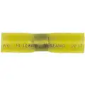 Solder & Seal Butt Connector Terminal, Yellow, 12-10 Awg
